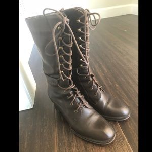 Seychelles Leather Lace-Up Boots